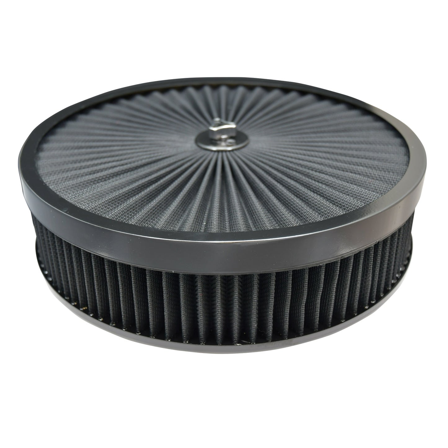 Black 14" Flow-Thru Air Filter Kit - Recessed Base