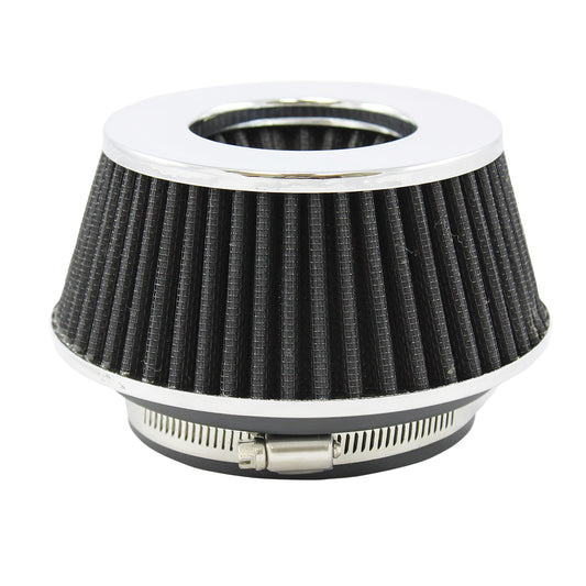 Small Washable Cone Air Filter Black