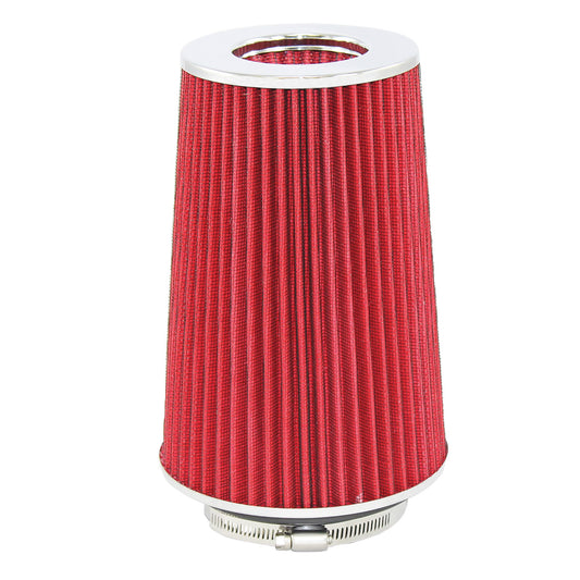 Large Washable Cone Air Filter Red