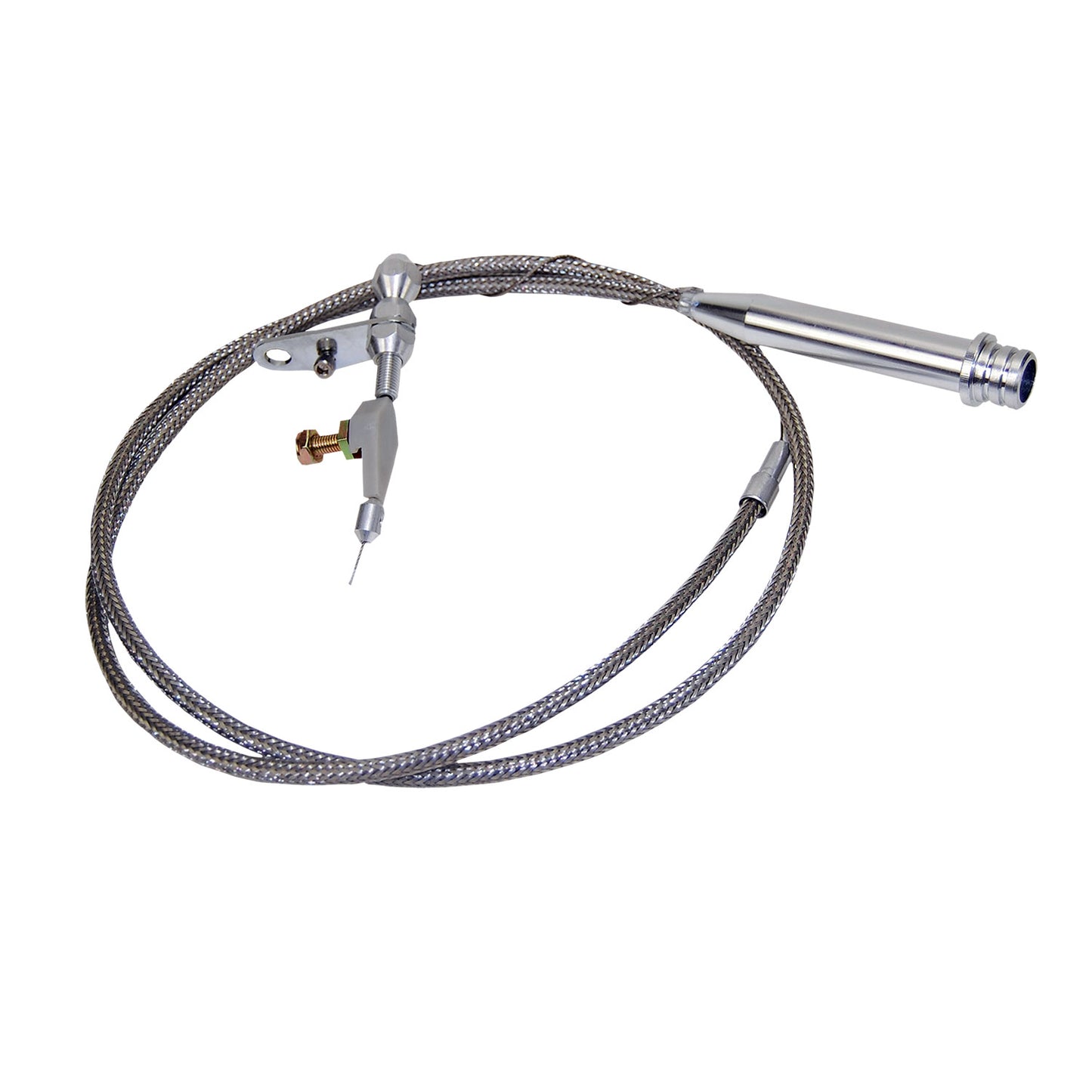 Chevrolet 700R4 Kickdown Cable - Braided Stainless Steel