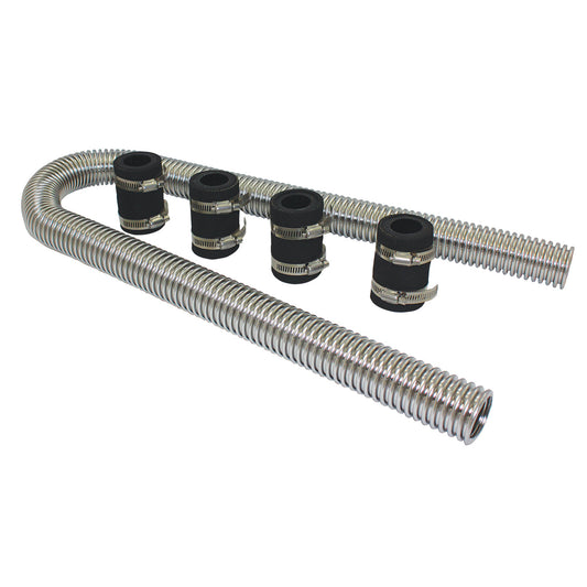 48" Stainless Steel Radiator Hose Kit