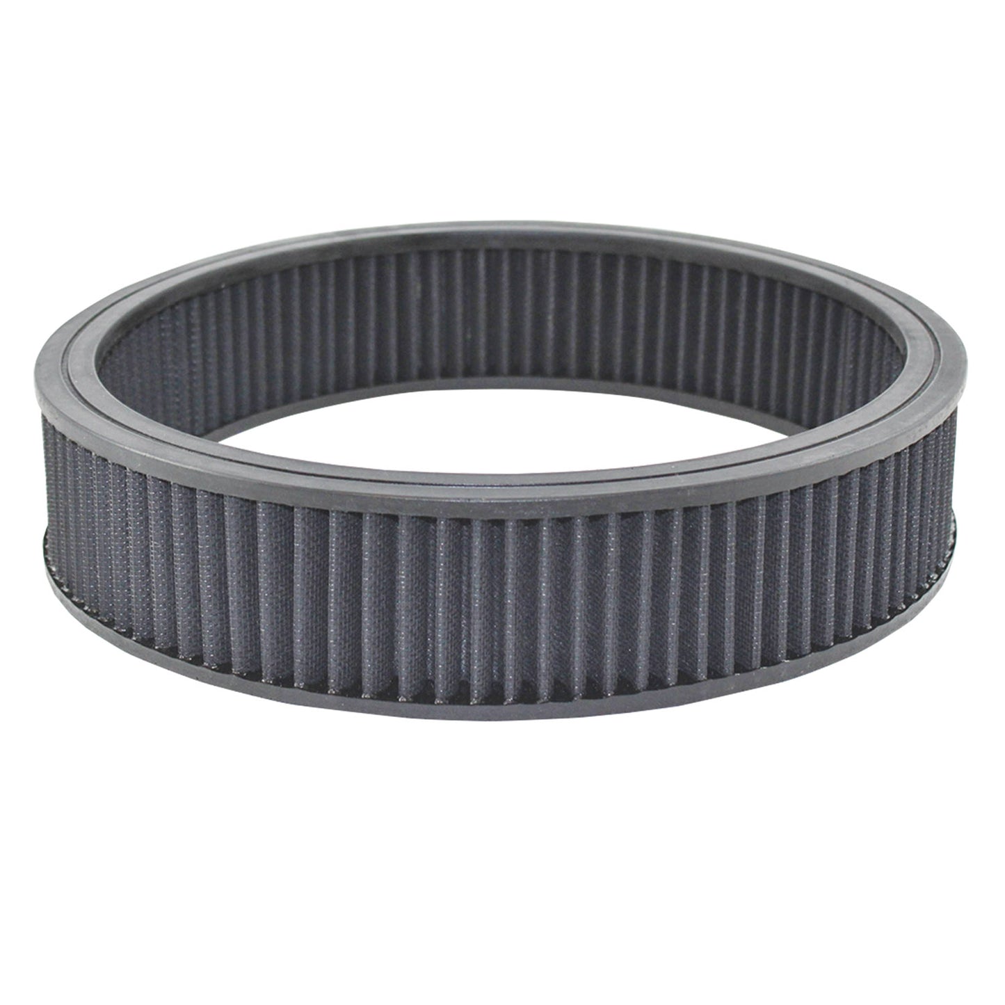 14" x 3" Round Washable Air Filter Black