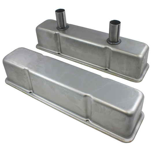 Small Block Chevrolet Steel Circle Track Valve Covers