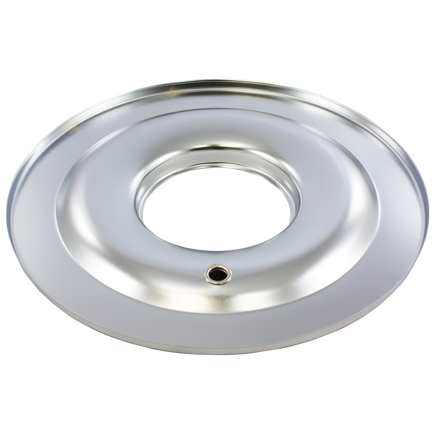 14" Chrome Flat Air Filter Base