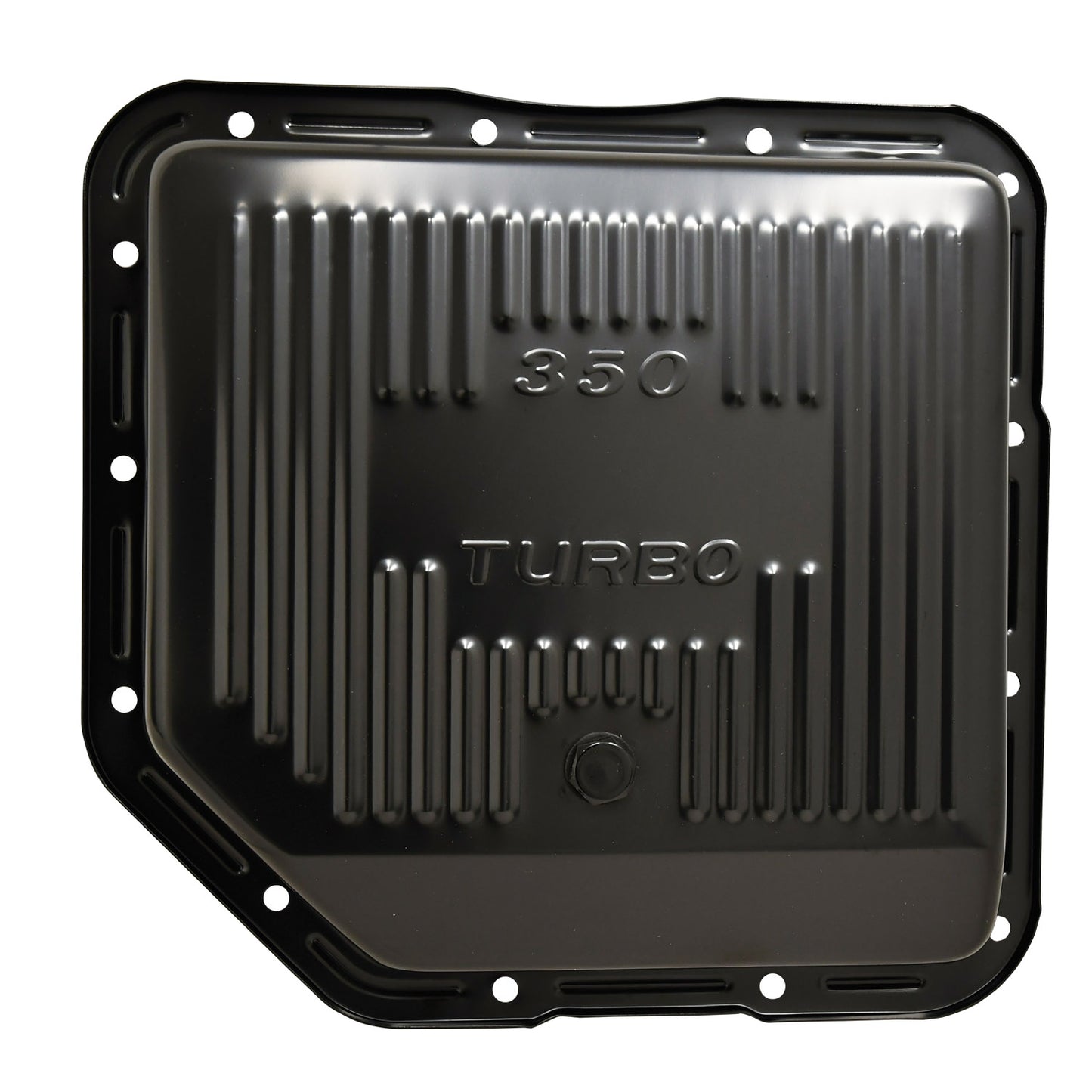 Turbo 350 Transmission Pan - Black Steel