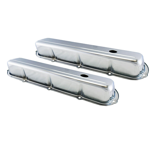 Cadillac V8 Chrome Steel Valve Covers