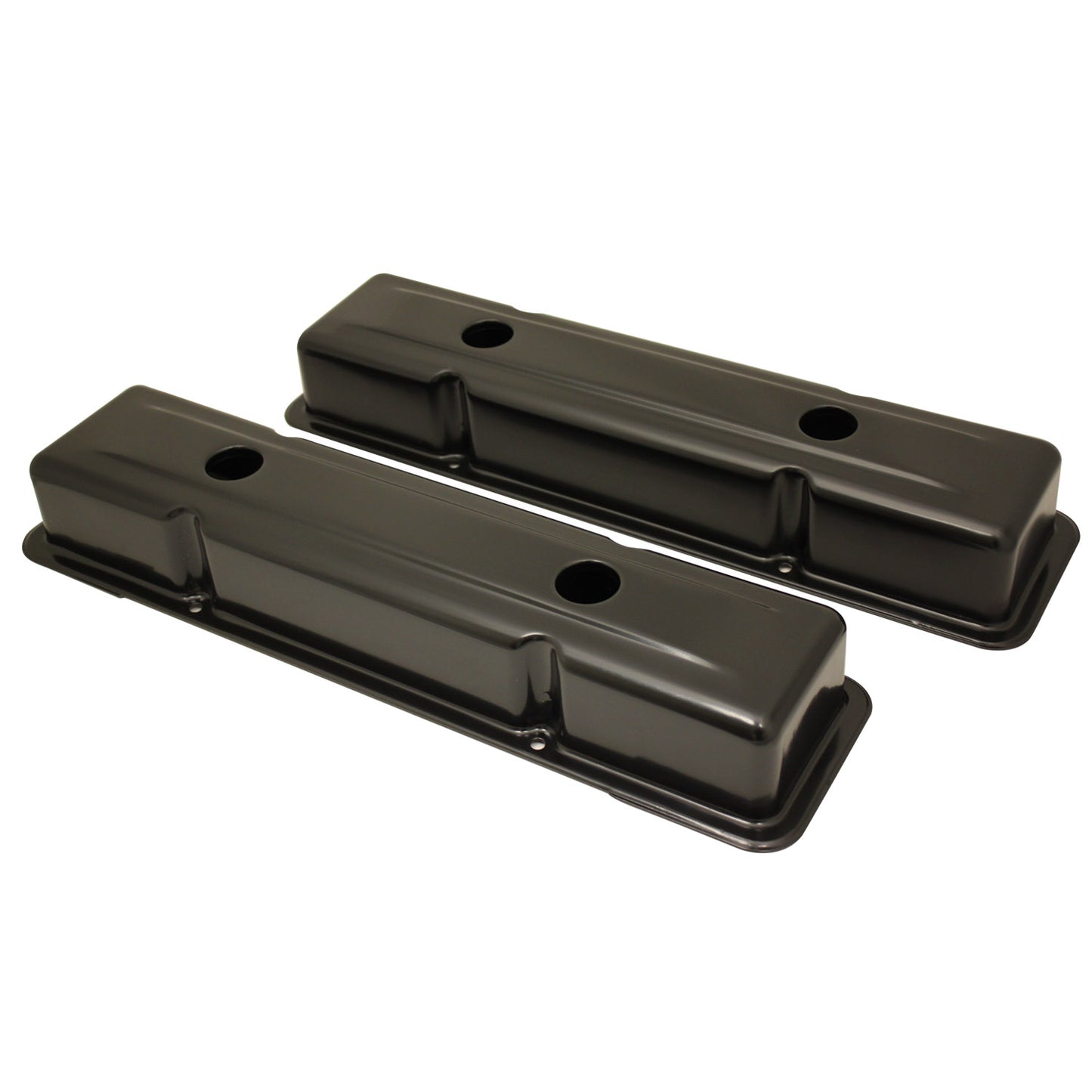 Chevrolet Small Block Black Steel Valve Covers