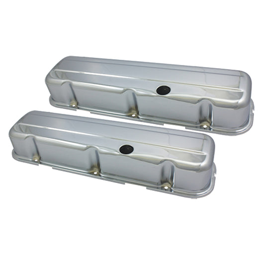 Chevrolet Big Block Valve Covers Chrome Steel