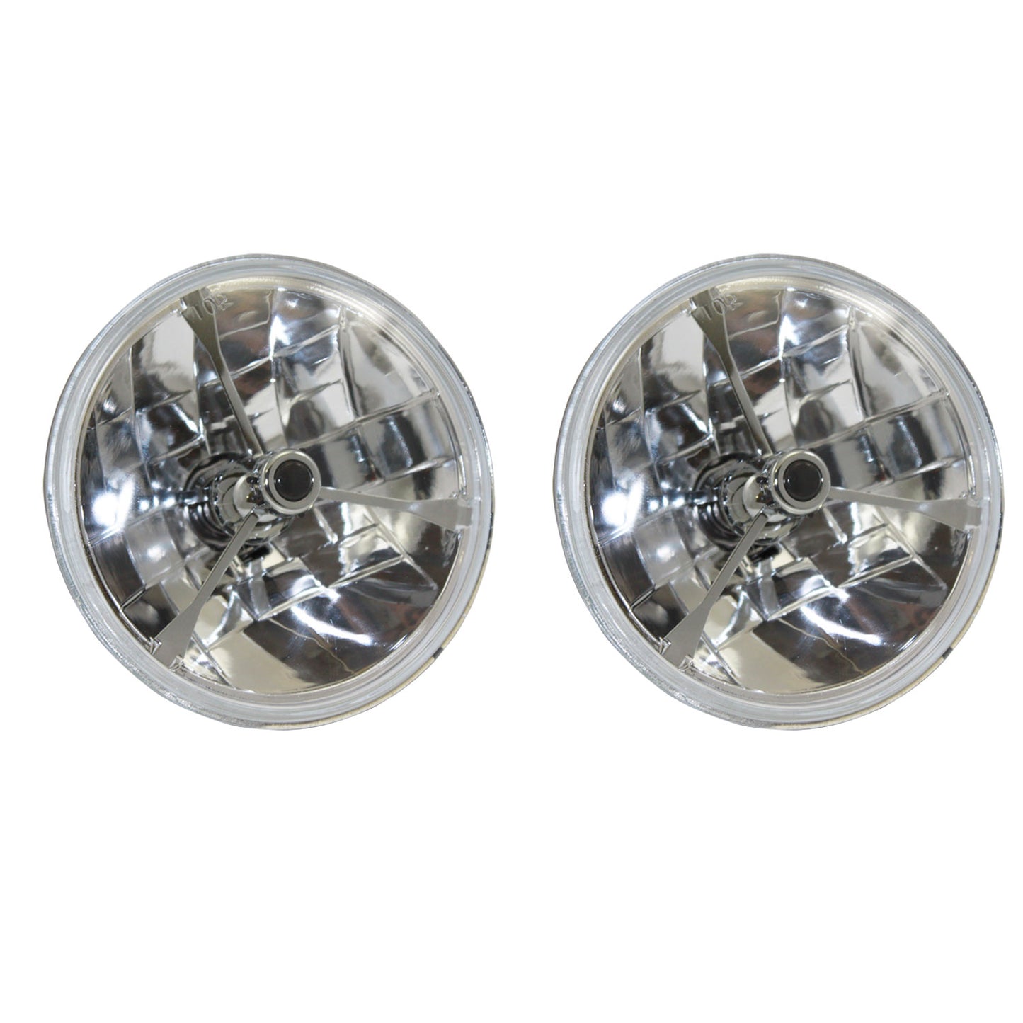 Headlights - 7" Tri-bar Black Dot