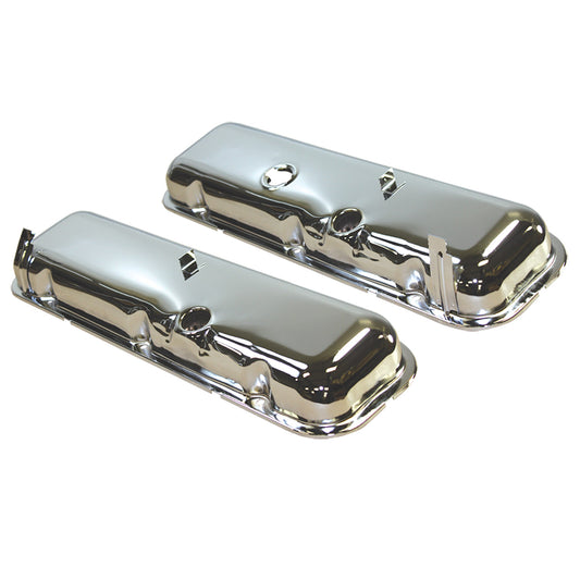 Chevrolet Big Block Valve Covers Chrome Steel