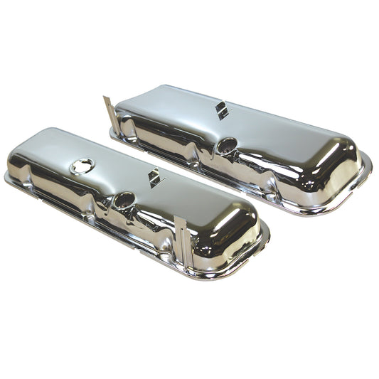 Chevrolet Big Block Valve Covers Chrome Steel