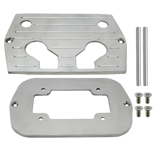 Ball Milled Aluminum Battery Tray For Optima 34/78 Batteries