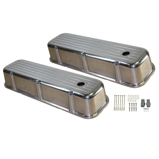 Chevrolet Big Block Valve Covers Polished Aluminum