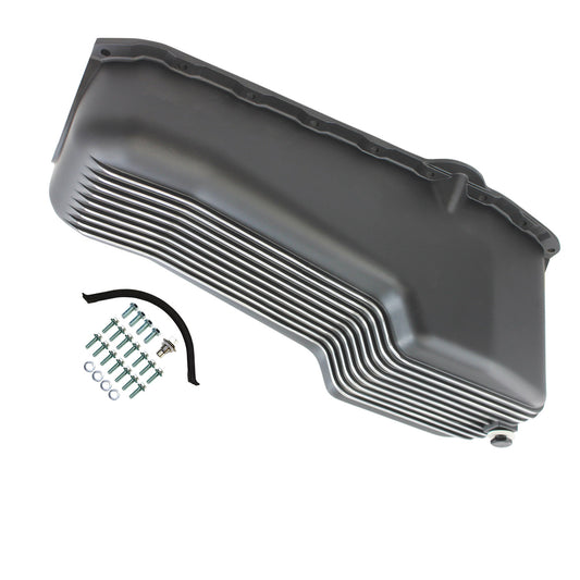 Chevrolet Small Block Oil Pan - Black Aluminum