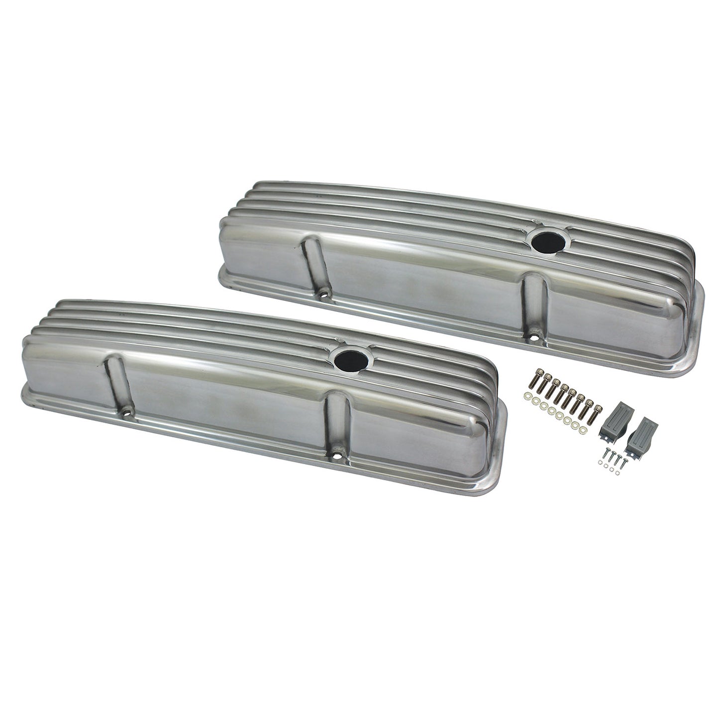 Chevrolet Small Block Aluminum Finned Valve Covers