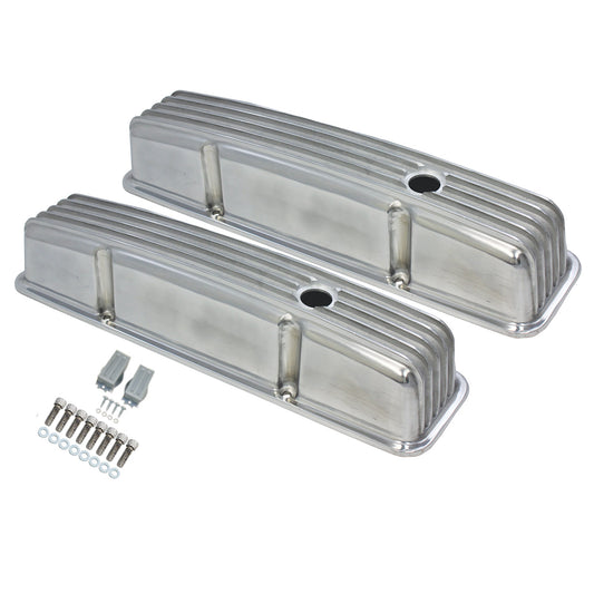 Chevrolet Small Block Aluminum Finned Valve Covers