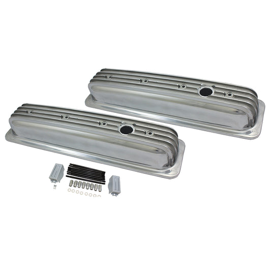 Chevrolet Small Block Aluminum Finned Valve Covers