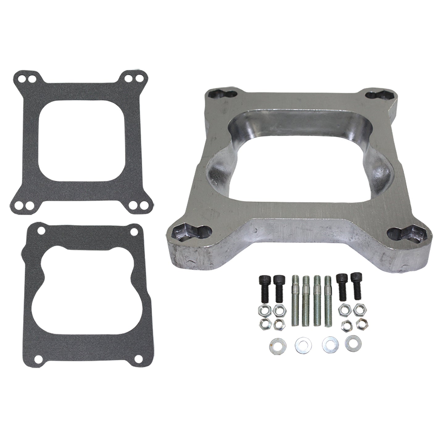 3/4" Tapered Open Port Aluminum Carb Adapter Kit (Holley to Quadrajet)