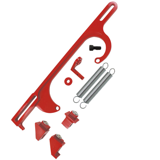 Throttle Bracket Holley 4150 / 4160 - Red Aluminum